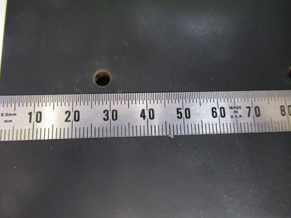 ANTIQUE BAUSCH LOMB STAGE TABLE METAL MICROSCOPE PART AS PICTURED V3-A-36
