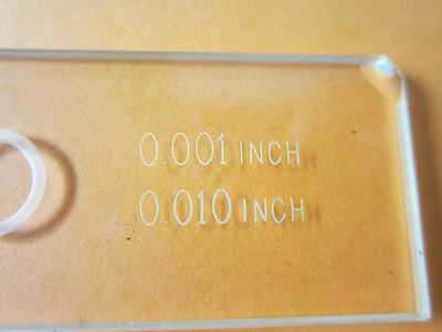 OPTICAL MICROSCOPE VINTAGE ERB GRAY RETICLE CALIBRATION OPTICS BIN#19V-08