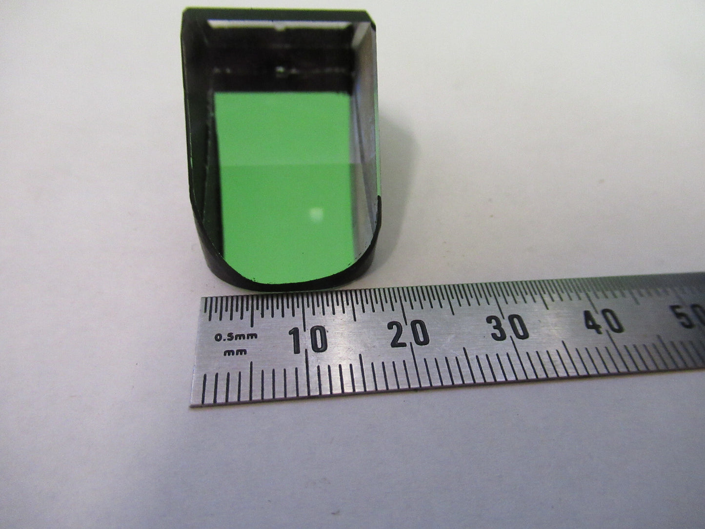 ANTIQUE BAUSCH LOMB OPTICS GLASS PRISM MICROSCOPE PART AS PICTURED #G5-A-88