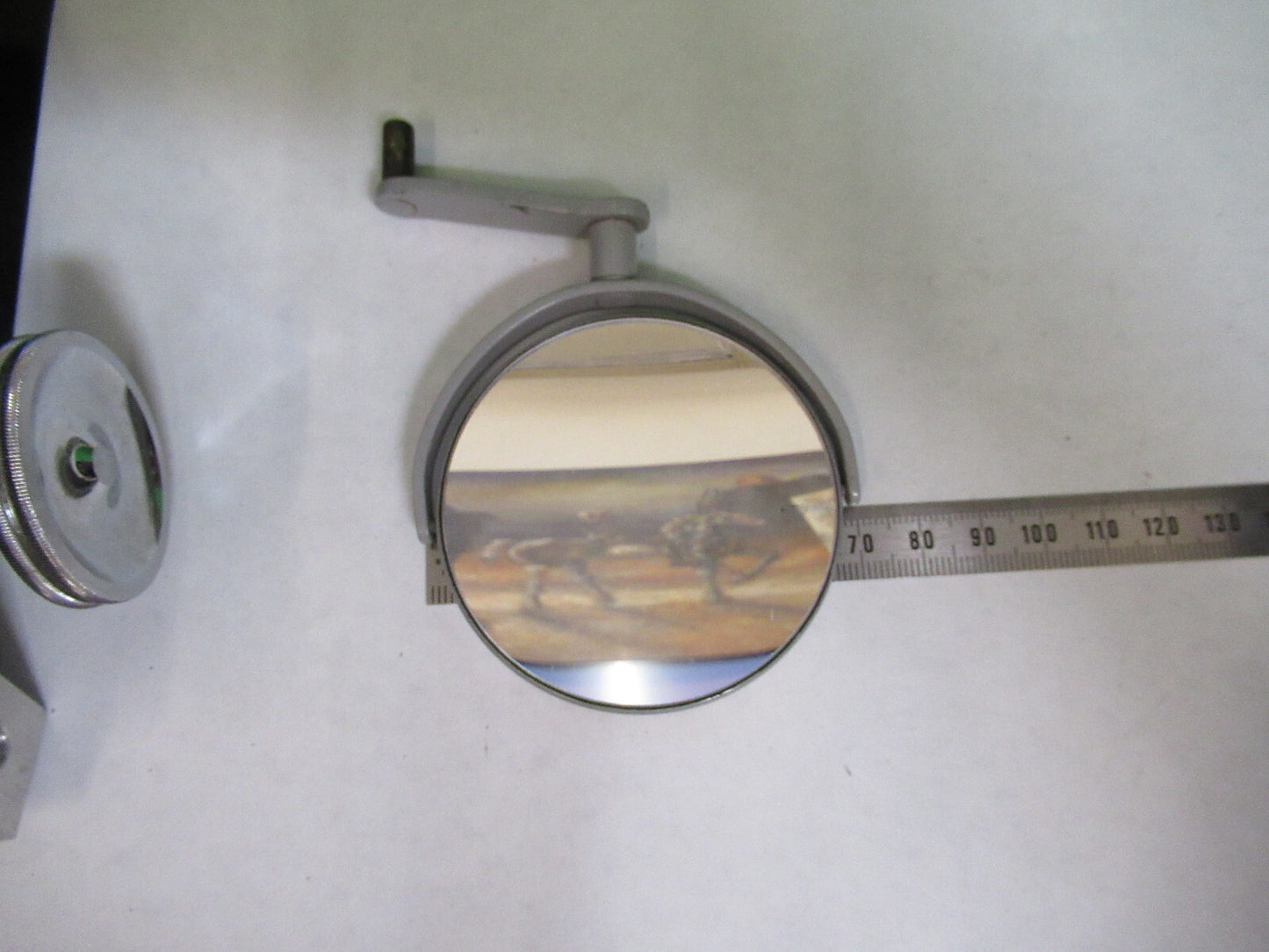 AO AMERICAN OPTICS STEREO LARGE MIRROR MICROSCOPE PART AS PICTURED S1-B-83