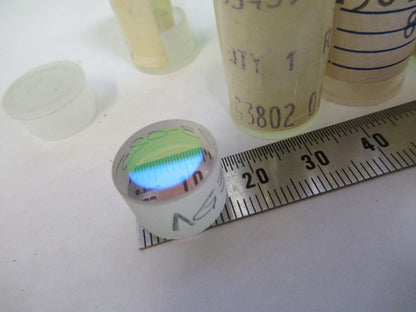 LOT OPTICAL SPECTRA PHYSICS COATED LENS PHOTONICS OPTICS 15x10mm as pic T3-FT-93
