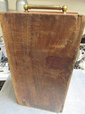 ANTIQUE HENRY CROUCH LONDON EMPTY WOOD BOX 1900"s MICROSCOPE AS PICTURED &TB-5-b