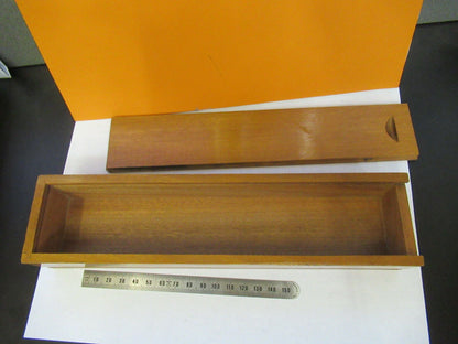 EMPTY WOOD BOX WINKEL ZEISS GOTTINGEN MICROSCOPE PART AS PICTURED &F9-A-105