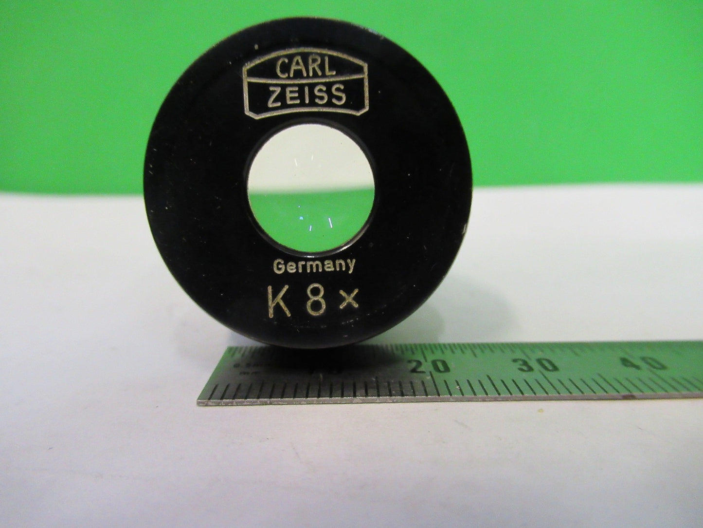 CARL ZEISS GERMANY RARE K8X EYEPIECE OPTICS MICROSCOPE PART AS PICTURED T2-A-53