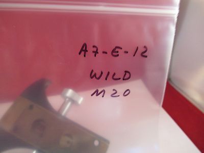 Wild M20 Swiss Brass Condenser Holder Microscope Part IS