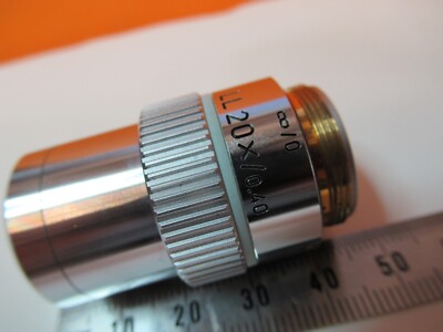 LEITZ OBJECTIVE LL20X INFINITY LENS MICROSCOPE OPTICS AS PICTURED &14-B-37