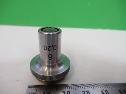 LOMO 8X OBJECTIVE LENS MICROSCOPE PART AS PICTURED X9-B-72