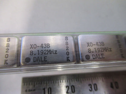 LOT 10 EA DALE ELECTRONICS QUARTZ OSCILLATOR FREQUENCY 8.192 MHz G5-A-81