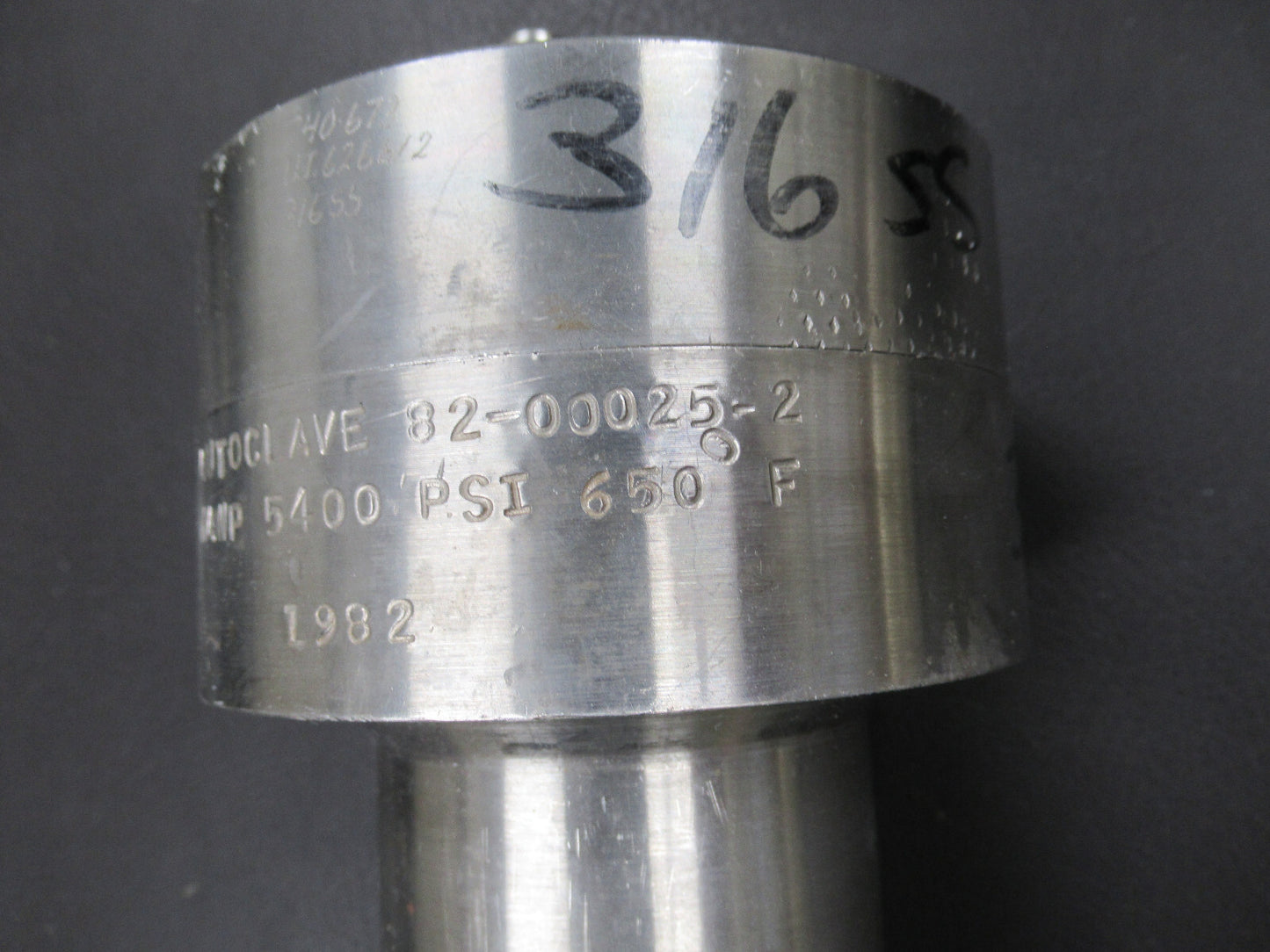 SS316 5400PSI HIGH PRESSURE AUTOCLAVE UNKNOWN PURPOSE AS PICTURED buchibox