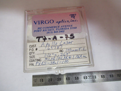 OPTICAL LENS LASER OPTICS AS PICTURED T7-A-75