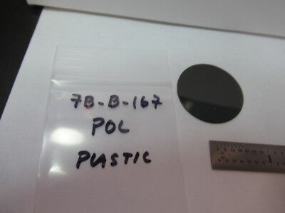 MICROSCOPE PART PLASTIC LENS POLARIZER OPTICS AS PICTURED &7B-B-167