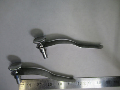 Spencer Lens Co. American Optical Co. USA Pair Clips Stage Microscope Part