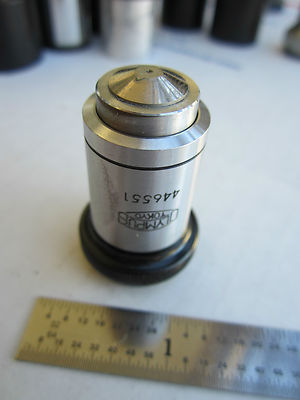Optical Microscope Part Objective Olympus Hi 100X Japan Optics Dwr