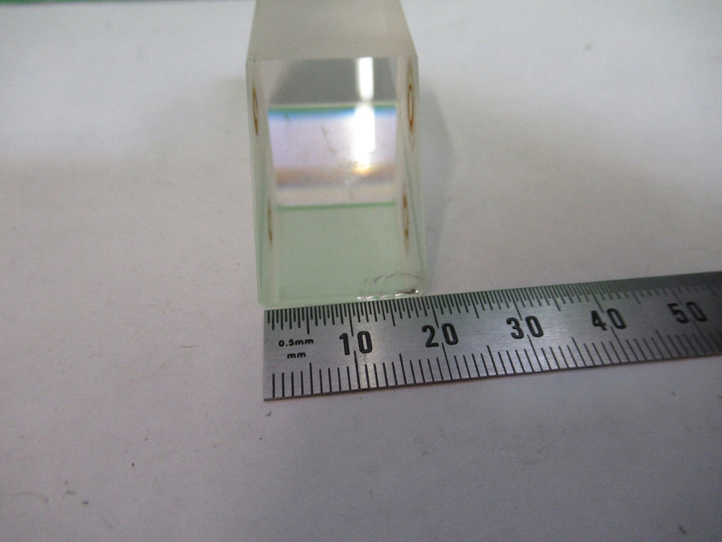 BAUSCH LOMB GLASS PRISM HEAD OPTICS MICROSCOPE PART as pictured H3-B-13