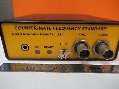 COLLECTABLE WENZEL COUNTER-MATE FREQUENCY STANDARD QUARTZ AS PICTURED &P7-A-19
