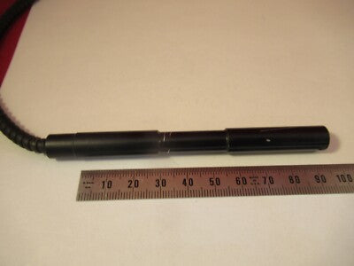LEITZ HARDNESS TESTER LIGHT GUIDE FIBER OPTIC MICROSCOPE as pictured &W2-A-83