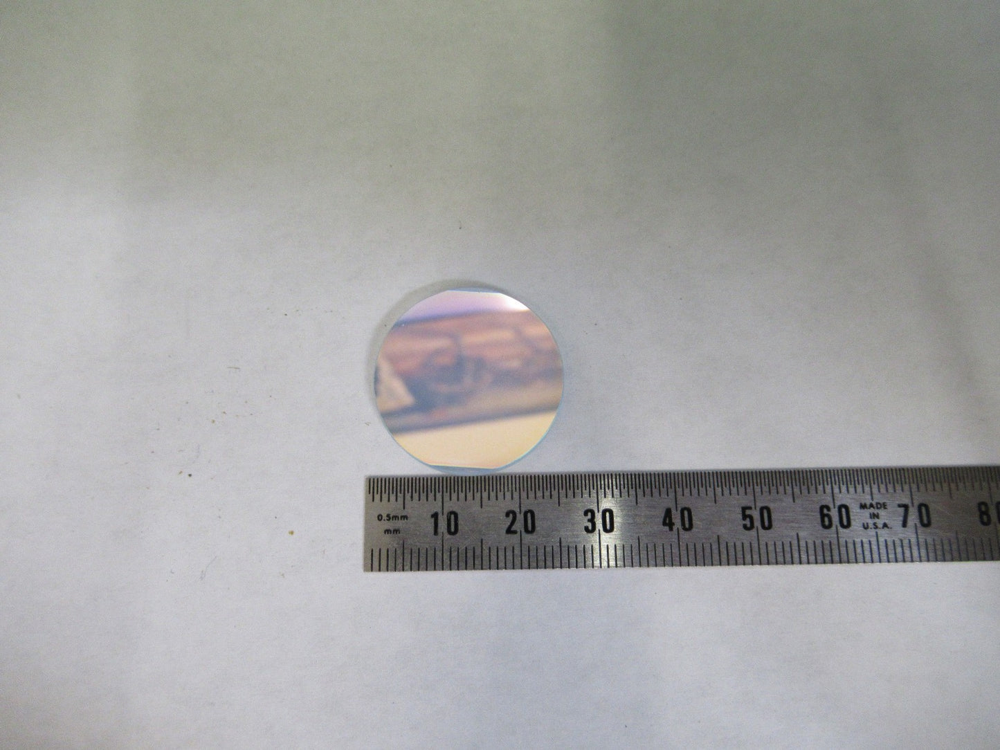 OPTICAL COATED DIODE EDGE FLAT LASER OPTICS NICE AS PICTURED U8-A-112