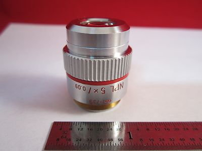 Microscope Objective Ernst Leitz Wetzlar Germany 5X Infinity Optics