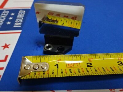 MICROSCOPE SPARE PART ZEISS GERMANY IN35 MOUNTED MIRROR OPTICS  #65-A-16