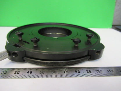 ZEISS GERMANY POL ROTABLE STAGE TABLE MICROSCOPE PART AS PICTURED X9-B-22