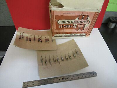 LOT CAPACITORS RUSSIAN 20+ 7mF  CONDENSATOR AS PICTURED #B6-A-47