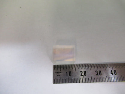 OPTICAL GLASS BEAM SPLITTER MIL SPEC OPTICS LASER OPTICS AS PICTURED 80-B-04