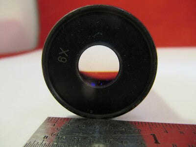 VINTAGE 6X ANTIQUE OCULAR EYEPIECE MICROSCOPE PART OPTICS AS PICTURED &FT-6-48