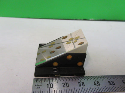 LEITZ WETZLAR GERMANY MOUNTED GLASS PRISM MICROSCOPE PART AS PICTURED X2-A-49