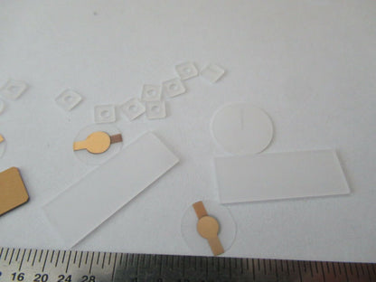 LOT BLANK PIEZOELECTRIC QUARTZ CRYSTAL X- Y- YX-CUT PIEZO SENSOR AS PIC #F5-A-60