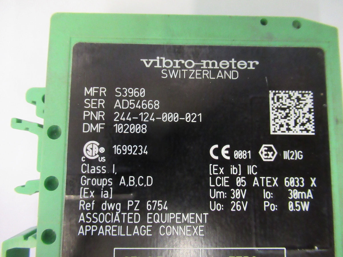 Meggitt Vibro-meter Gsi 124 Galvanic Isolation Module for SENSORs AS Pic