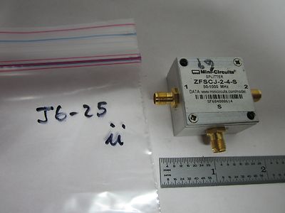 MINI CIRCUITS ZFSCJ-2-4-S POWER SPLITTER GHz RF MICROWAVE FREQUENCY BIN#J6-25
