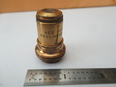 ANTIQUE R. WINKEL APO OBJECTIVE LENS MICROSCOPE PART AS PICTURED &F2-A-110
