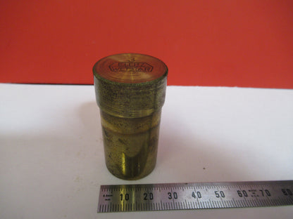 ANTIQUE BRASS ERNST LEITZ GERMANY EMPTY OBJECTIVE CANISTER AS PICTURED Y5-A-14