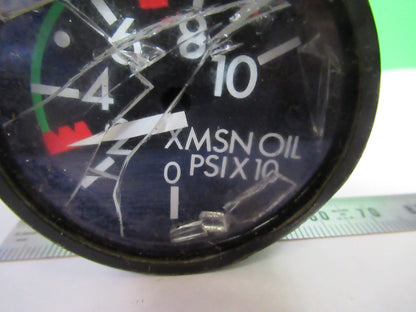 BROKEN INDICATOR BELL AIRCRAFT  206-075-706-3 OIL PRESSURE AS PICTURED  Q7-B-06
