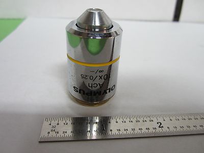 Microscope Objective Olympus Japan Ach Achromat 10X Infinity Optics