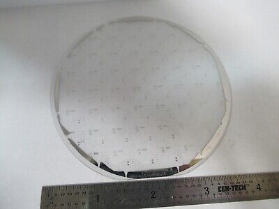 SAPPHIRE WAFER SINGLE CRYSTAL PLATINUM COATED with DEVICES AS PICTURED &7B-B-148