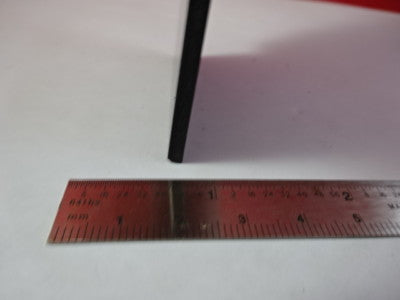 OPTICAL GLASS SQUARE DARK FILTER OPTICS AS IS #91-26