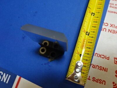 MICROSCOPE SPARE PART ZEISS GERMANY IN35 MOUNTED MIRROR OPTICS  #65-A-16