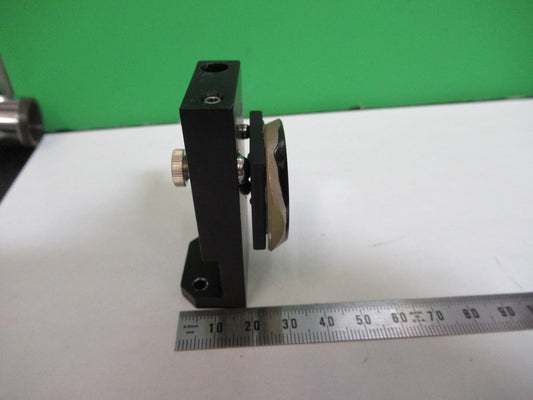 OLYMPUS JAPAN MOUNTED GLASS FLAT MIRROR MICROSCOPE PART AS PICTURED T4-A-26