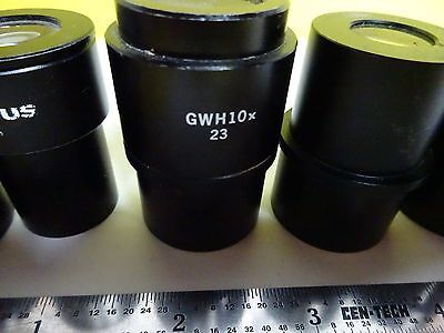 LOT MICROSCOPE EYEPIECES OCULAR OPTICS #X8-44