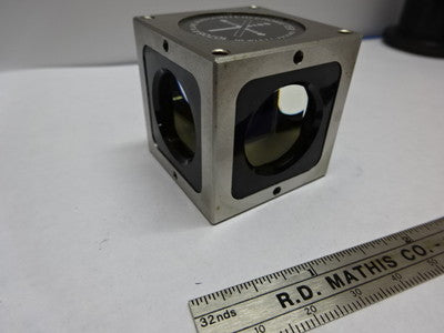 HP 10706A CUBE BEAM SPLITTER INTERFEROMETER OPTICAL LASER OPTICS AS IS &83-43