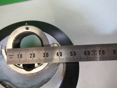 OLYMPUS JAPAN QUAD NOSEPIECE MICROSCOPE PART AS PICTURED #R7-B-69