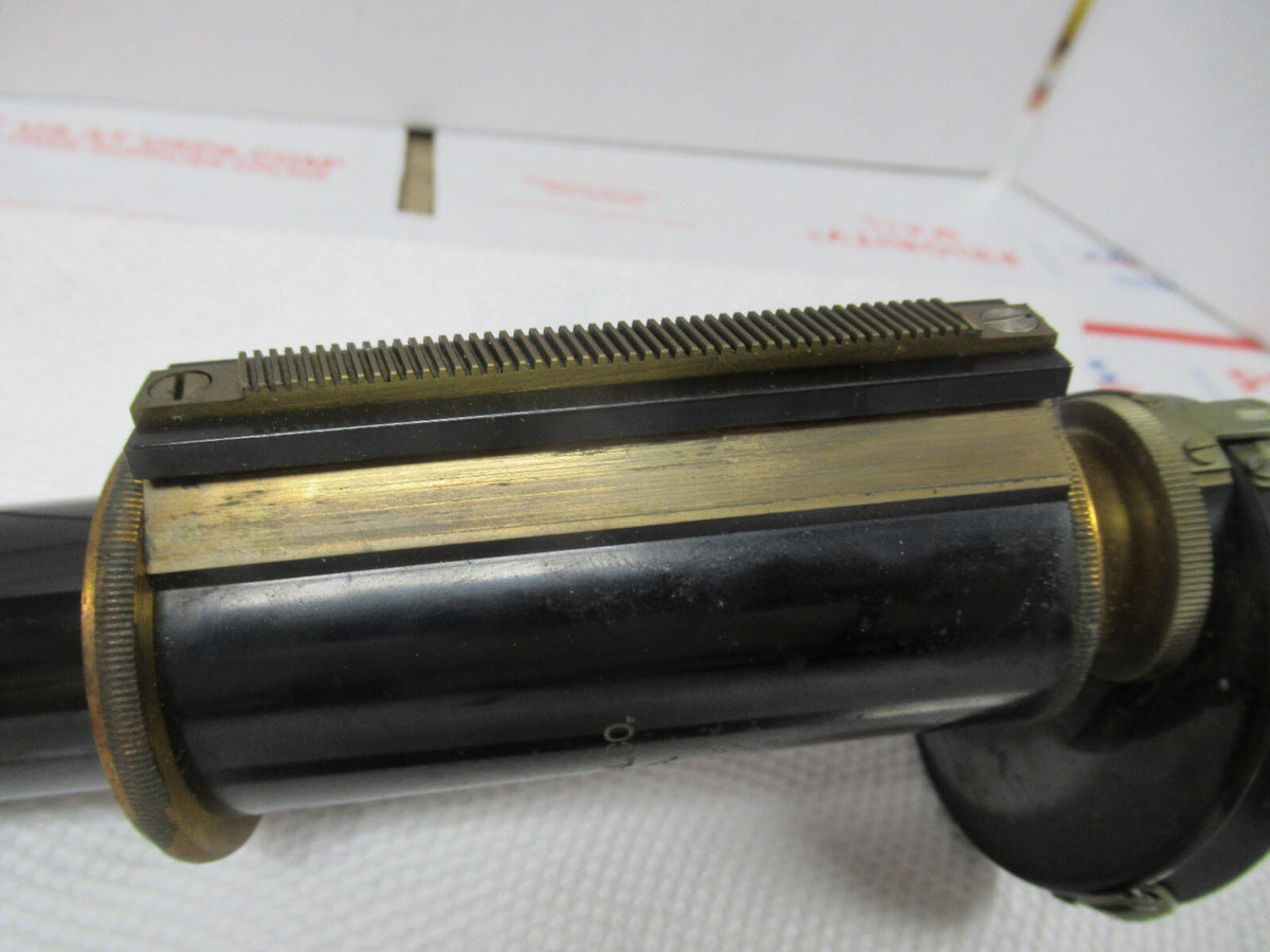 Antique Bausch & Lomb Tubus + Nosepiece Microscope Part