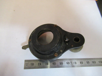 ANTIQUE BAUSCH LOMB CONDENSER ASSEMBLY MICROSCOPE PART AS PICTURED #1E-FT-89