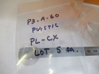 Optical Lot 5 Ea Plastic Lens PlanO Convex Optics