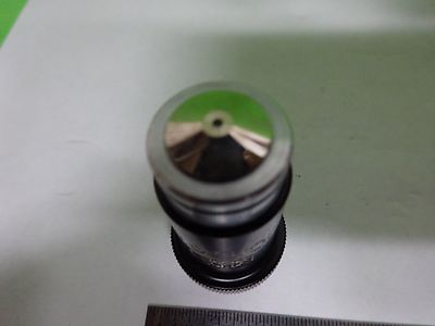 MICROSCOPE PART OBJECTIVE ZEISS WINKEL 100X GERMANY OPTICS AS IS BIN#V8-26
