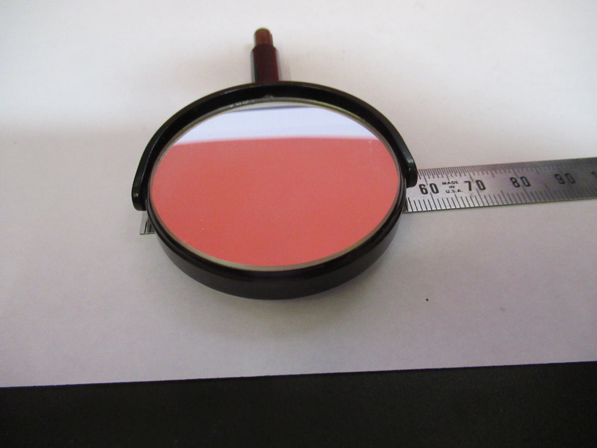 ANTIQUE BAUSCH LOMB MIRROR ASSEMBLY OPTICS MICROSCOPE PART AS PICTURED &S9-A-25