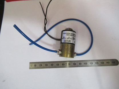 ELECTRIC SOLENOID AIR VALVE PRECISION DYNAMICS CONTROL FLOW AS IS H9-B-25