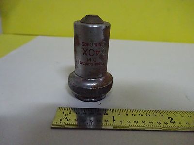 Microscope Part Objective 40X Phase Contrast Unitron AS IS