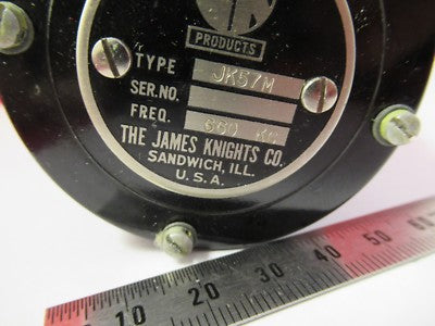 James Knight Jk Quartz Resonator 660 Kc Sandwich Illinois